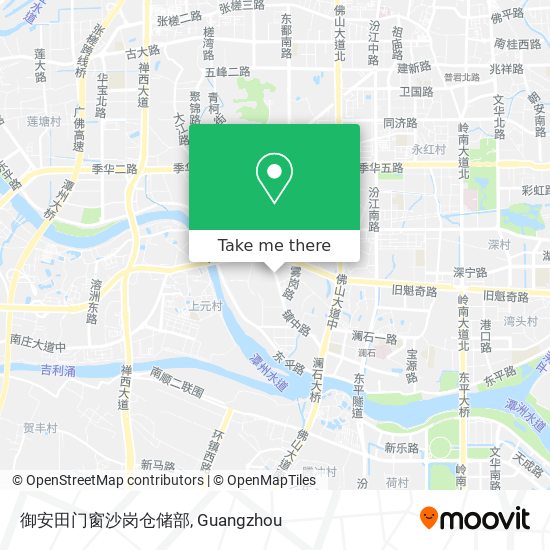 御安田门窗沙岗仓储部 map