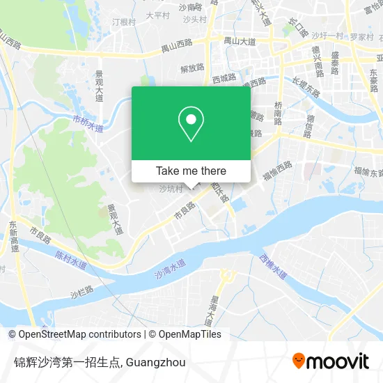 锦辉沙湾第一招生点 map