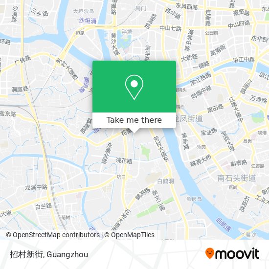 招村新街 map