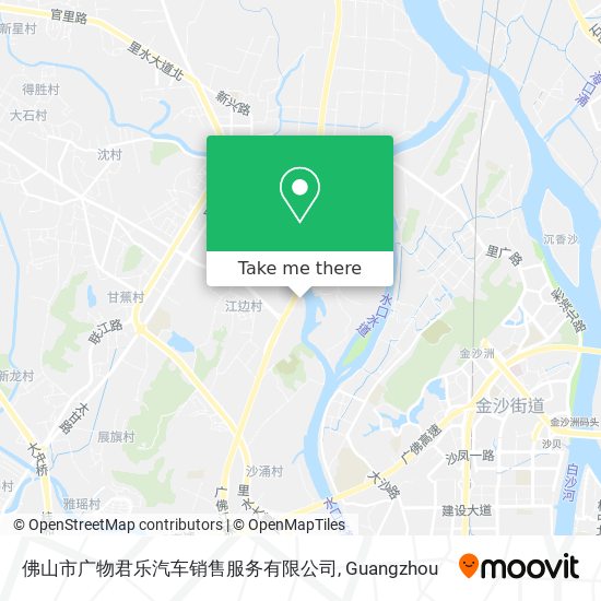 佛山市广物君乐汽车销售服务有限公司 map