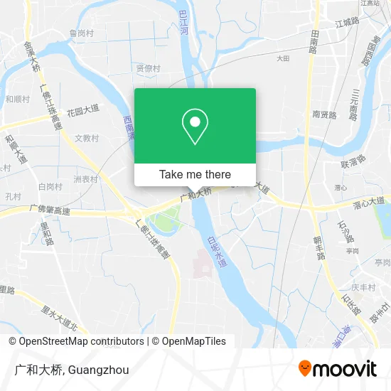 广和大桥 map