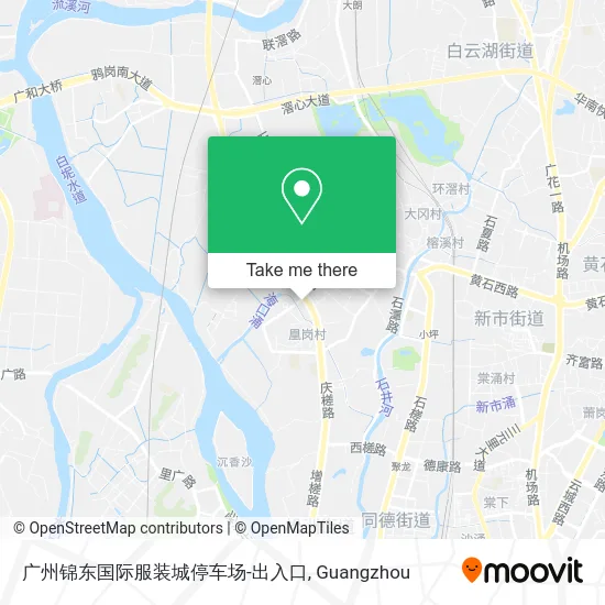 广州锦东国际服装城停车场-出入口 map