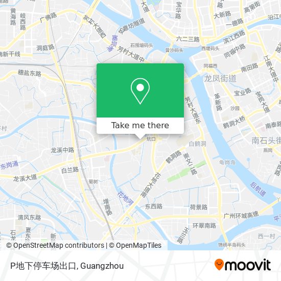 P地下停车场出口 map