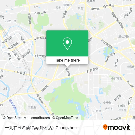 一九在线名酒特卖(钟村店) map