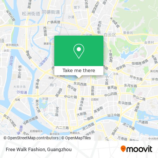Free Walk Fashion map