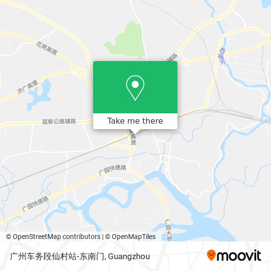 广州车务段仙村站-东南门 map