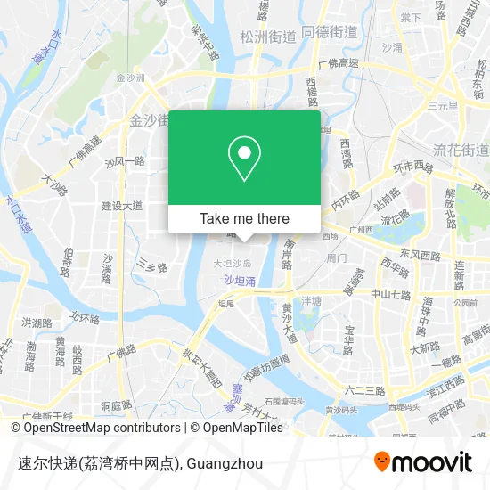 速尔快递(荔湾桥中网点) map