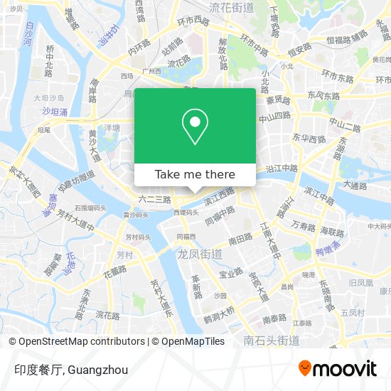 印度餐厅 map