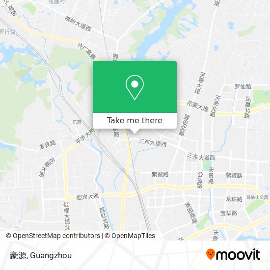 豪源 map