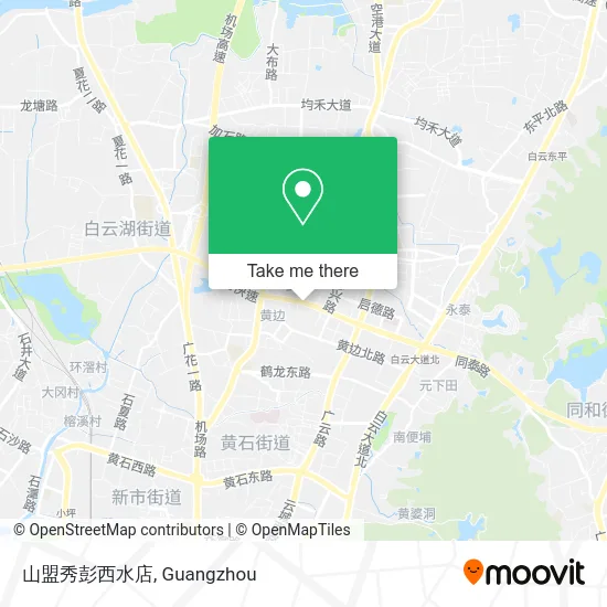 山盟秀彭西水店 map