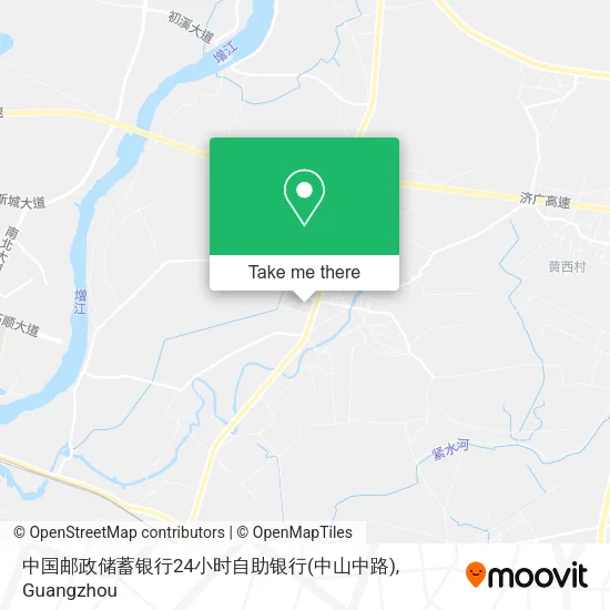 中国邮政储蓄银行24小时自助银行(中山中路) map
