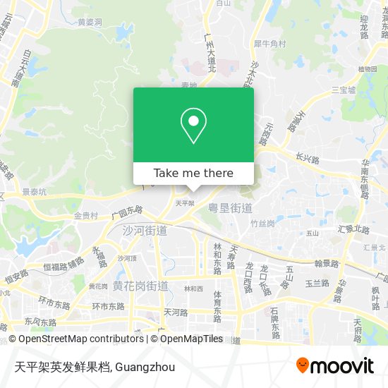 天平架英发鲜果档 map