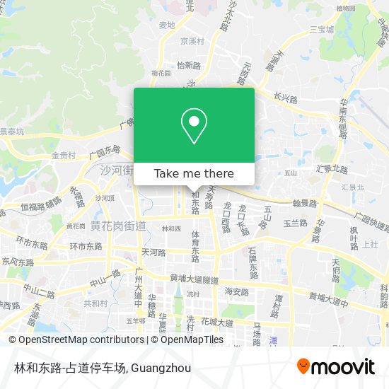 林和东路-占道停车场 map