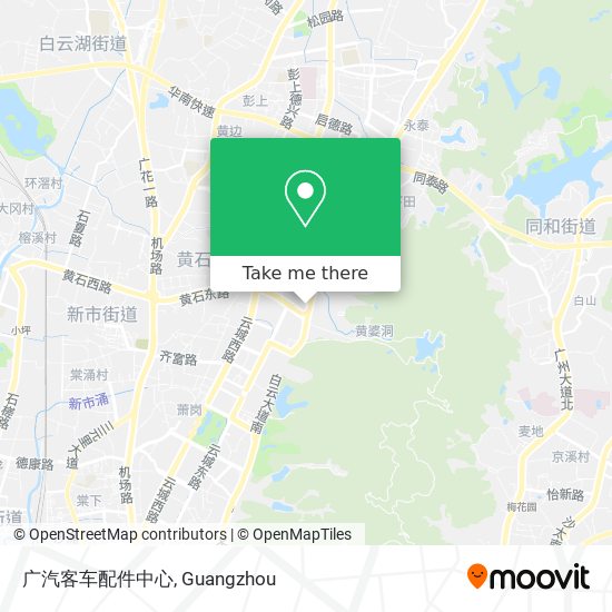 广汽客车配件中心 map