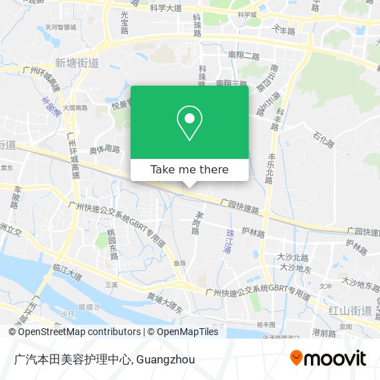 广汽本田美容护理中心 map