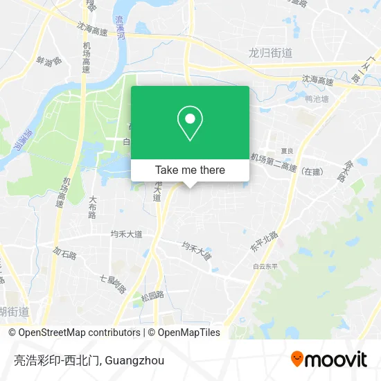 亮浩彩印-西北门 map