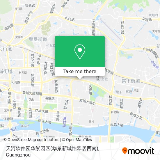 天河软件园华景园区(华景新城怡翠居西南) map