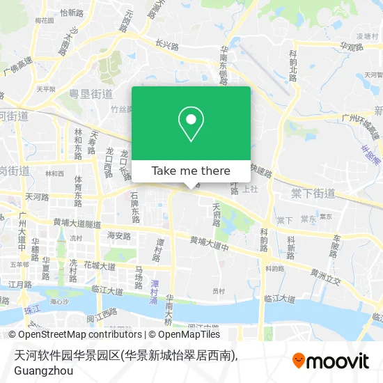 天河软件园华景园区(华景新城怡翠居西南) map
