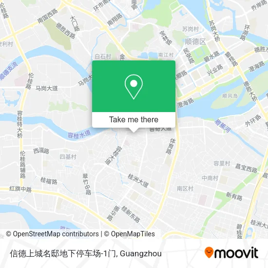 信德上城名邸地下停车场-1门 map