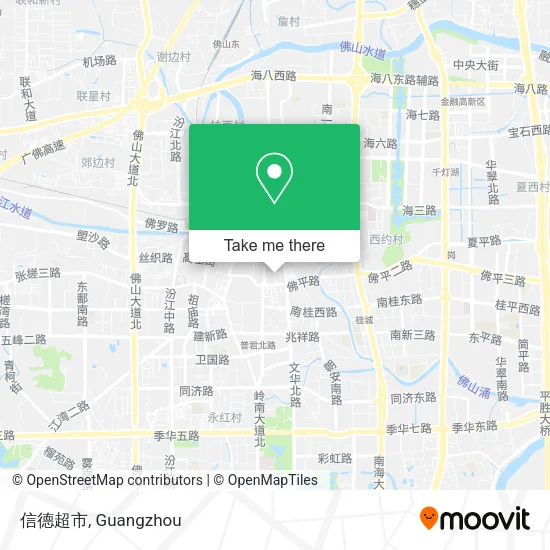 信德超市 map