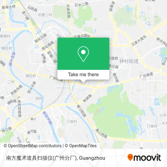 南方魔术道具扫描仪(广州分厂) map