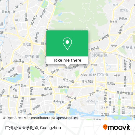 广州励恒医学翻译 map