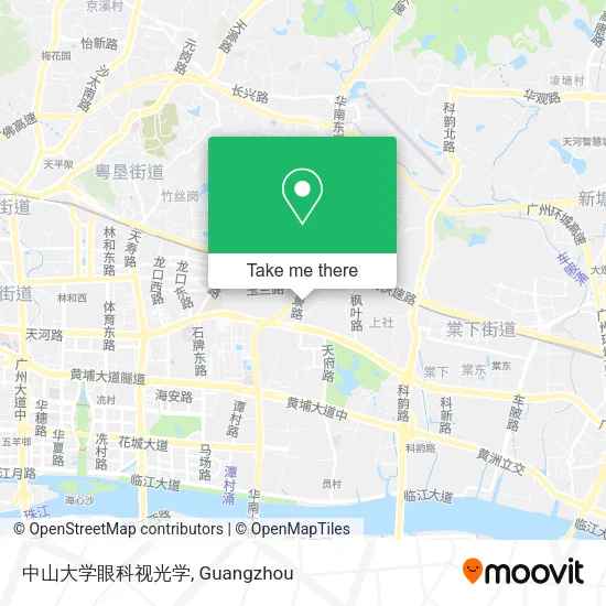 中山大学眼科视光学 map