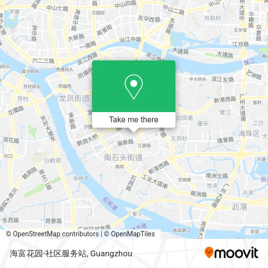 海富花园-社区服务站 map