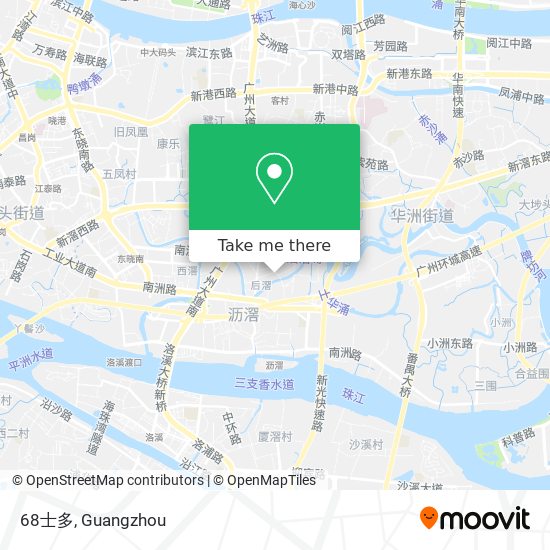 68士多 map