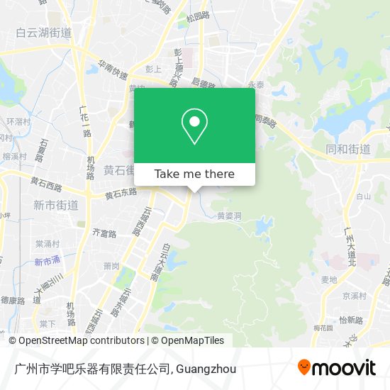 广州市学吧乐器有限责任公司 map