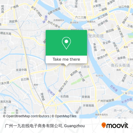 广州一九在线电子商务有限公司 map