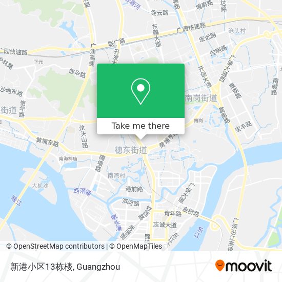 新港小区13栋楼 map