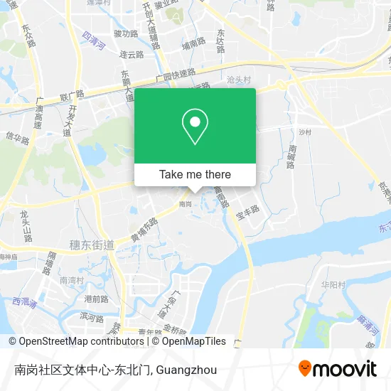 南岗社区文体中心-东北门 map