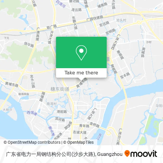 广东省电力一局钢结构分公司(沙步大路) map