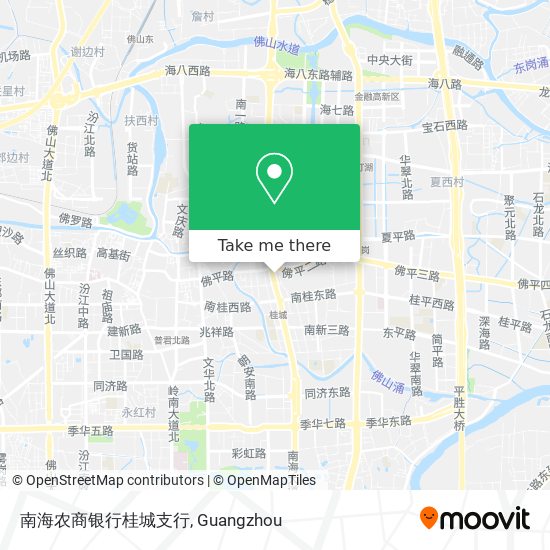 南海农商银行桂城支行 map