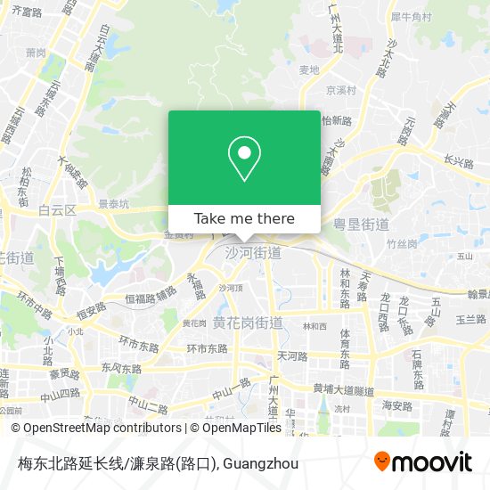 梅东北路延长线/濂泉路(路口) map