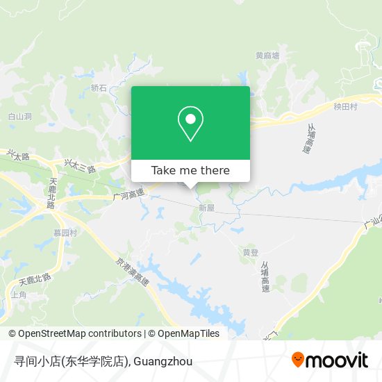 寻间小店(东华学院店) map