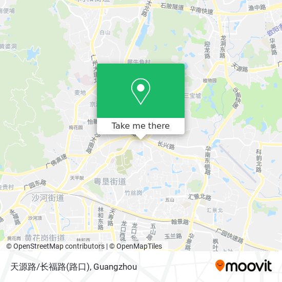 天源路/长福路(路口) map