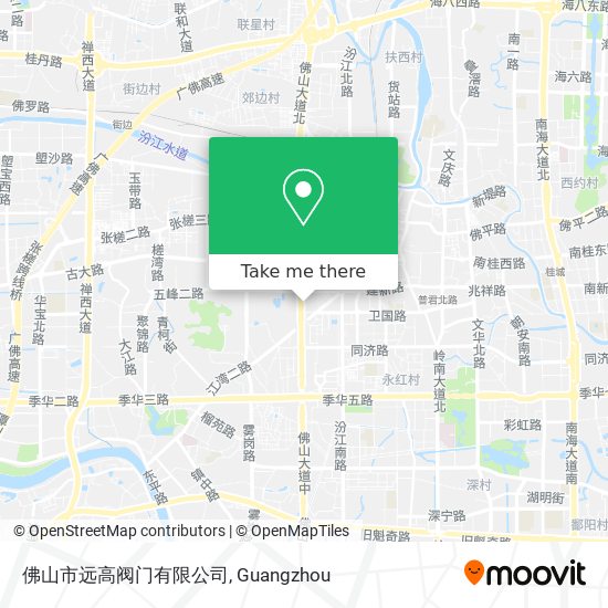佛山市远高阀门有限公司 map