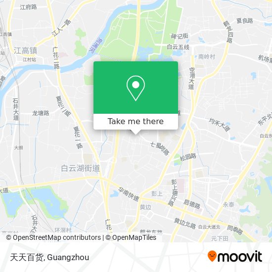 天天百货 map