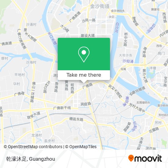 乾濠沐足 map