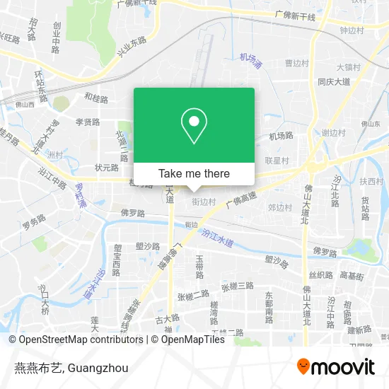 燕燕布艺 map
