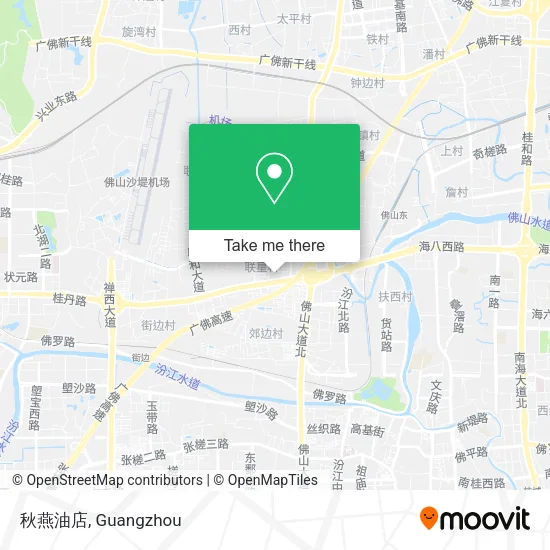 秋燕油店 map
