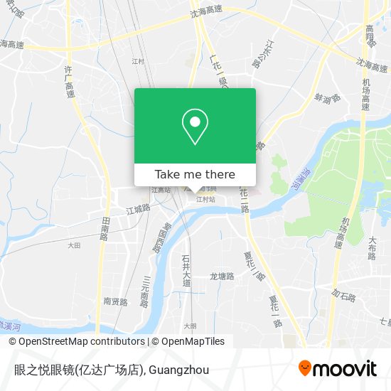 眼之悦眼镜(亿达广场店) map