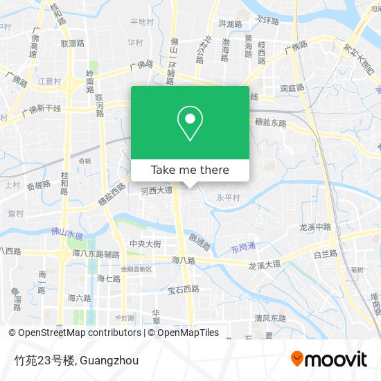 竹苑23号楼 map