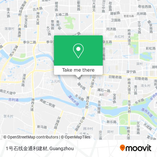 1号石线金通利建材 map