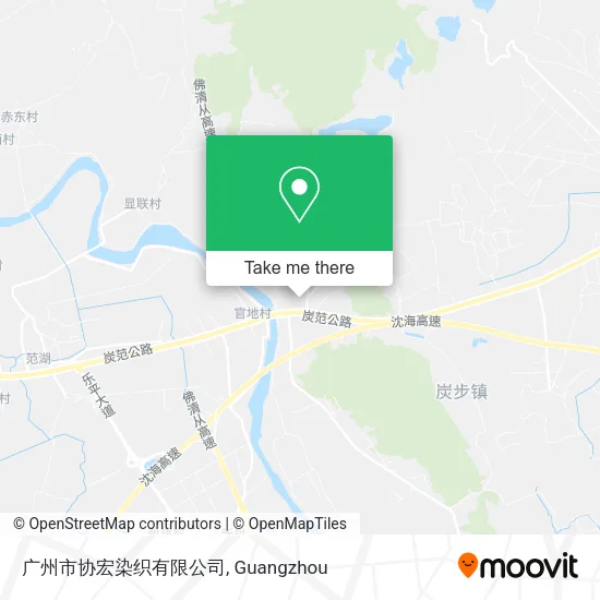 广州市协宏染织有限公司 map