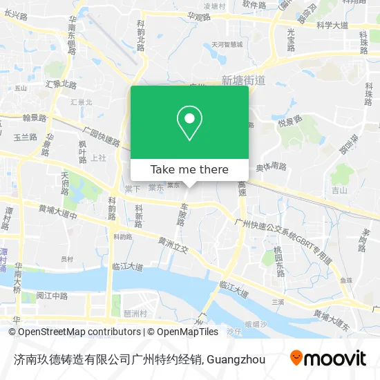 济南玖德铸造有限公司广州特约经销 map