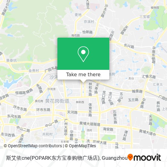 斯艾依cne(POPARK东方宝泰购物广场店) map