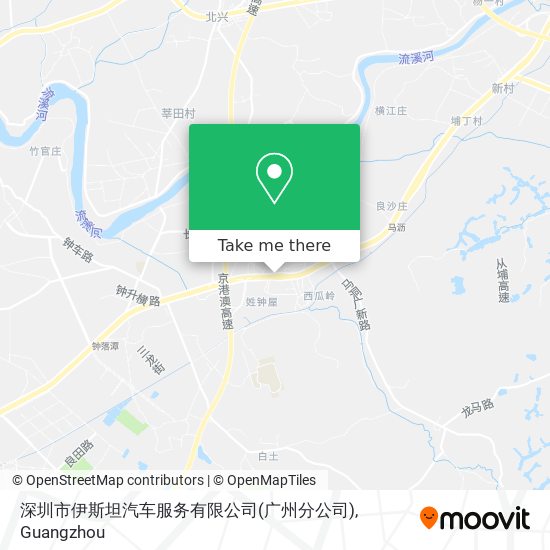 深圳市伊斯坦汽车服务有限公司(广州分公司) map